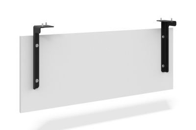 Экран для ног офисный (Панель ЛДСП) (черный графит, черный муар, 1000)