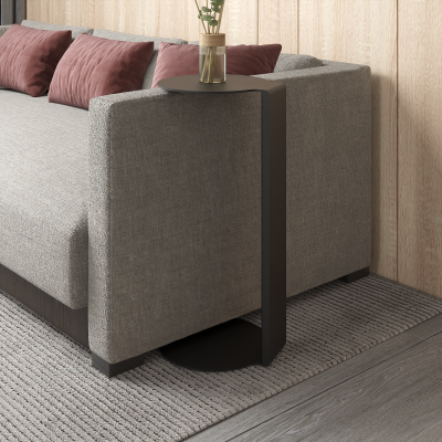 Приставной столик металлический малый Мале