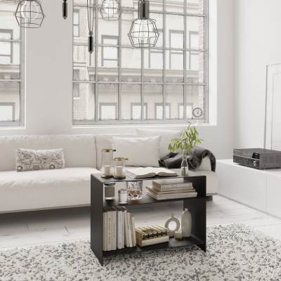 Приставной журнальный столик с двумя уровнями