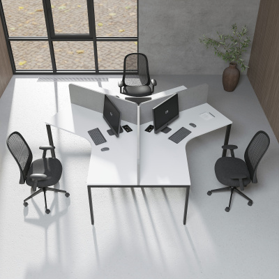 Бенч-система лепестки с П-образным подстольем