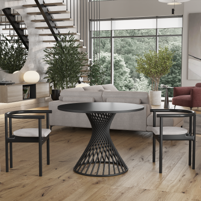 Стол обеденный круглый дизайнерский Рейкьявик