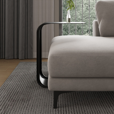 Приставной металлический журнальный столик Стокгольм