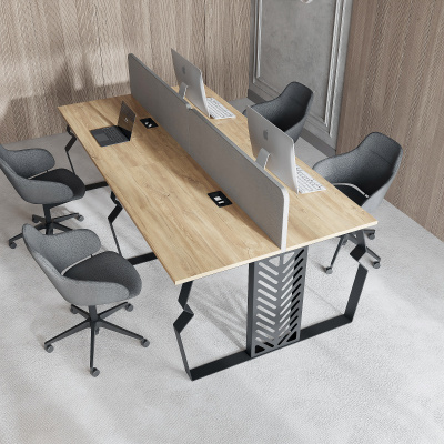 Бенч система на опорах из листа на 4 места