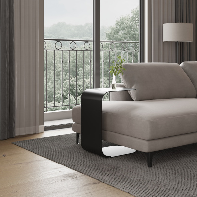 Приставной металлический журнальный столик Стокгольм