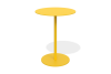 Стол металлический круглый (желтый муар, 500x500x700)
