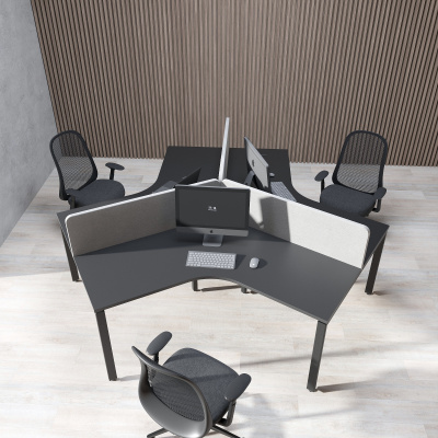 Бенч-система лепестки с П-образным подстольем